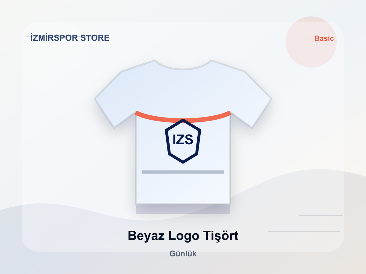 Beyaz Logo Tişört