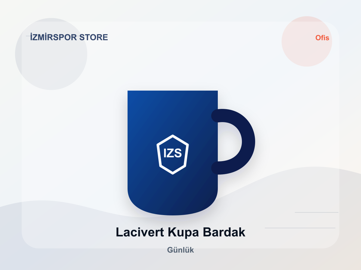 Lacivert Kupa Bardak