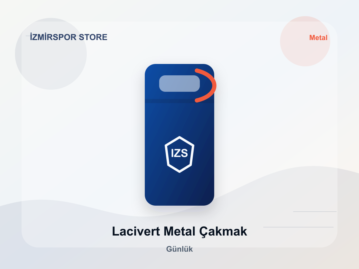 Lacivert Metal Çakmak