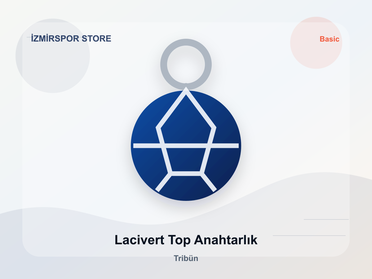 Lacivert Top Anahtarlık
